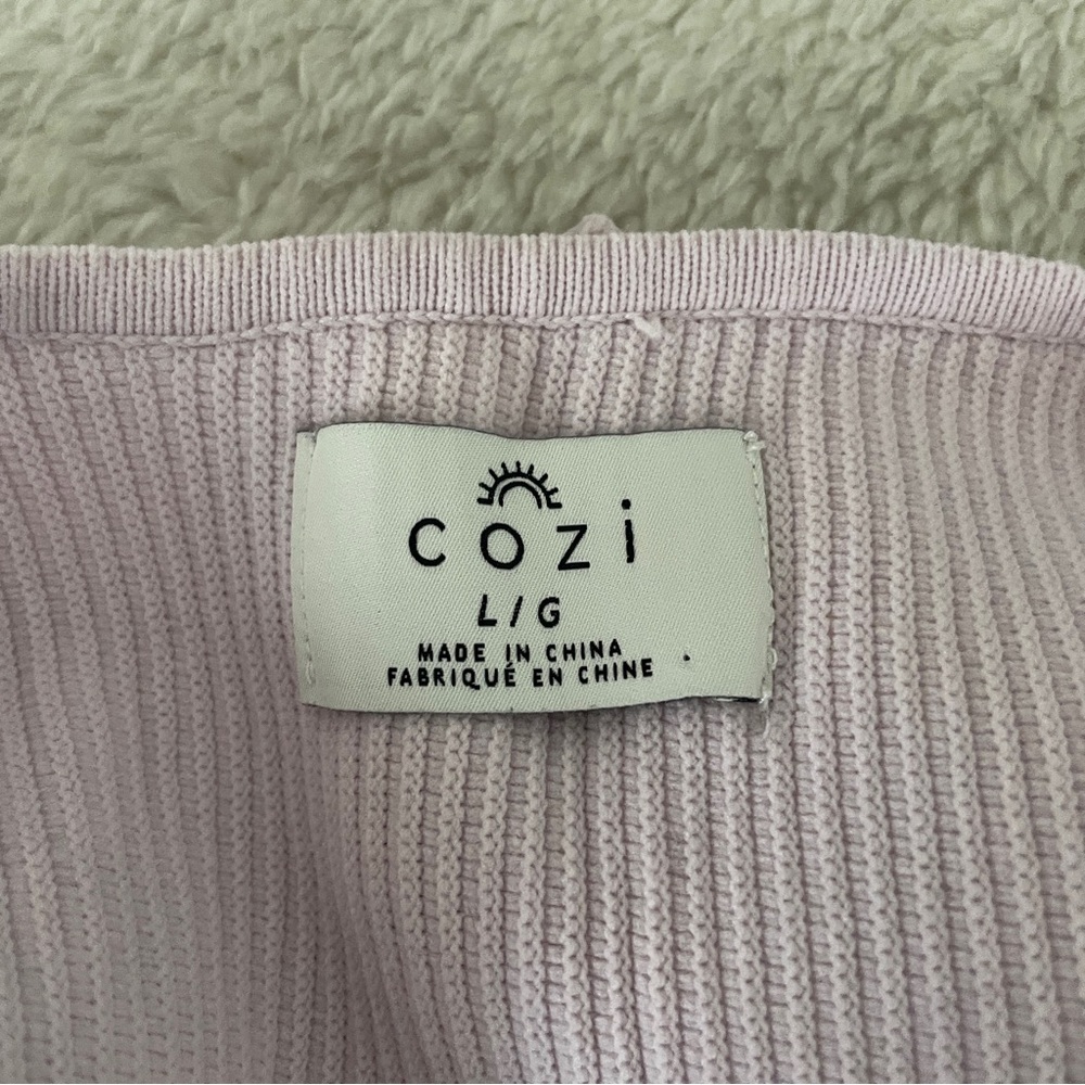 Cozi - Pink Perfect Rib Tank - Picture 3 of 7